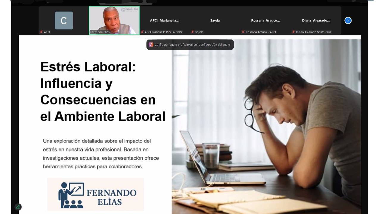 Fortalecen capacidades del personal en el manejo del estrés