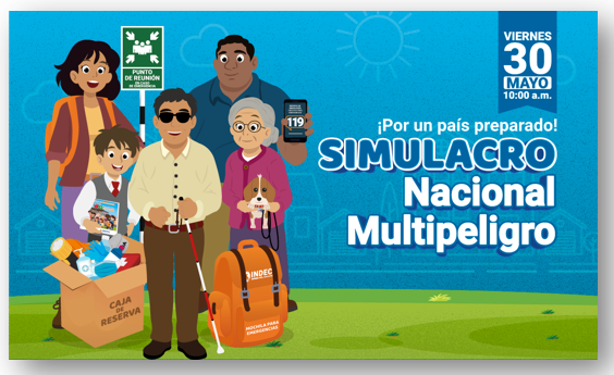 Charla presencial previa al “Simulacro de Sismo Multipeligro 2025”